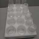 Mini Glass Vases for Centerpieces - Hewory Small Clear Bud Vase in Bulk, Cute Flower Vases Set for Wedding, Home Decoration, Table Decor (Clear, 16)