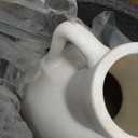UPWOIGH 20.5in Ceramic Floor Vase with Handles