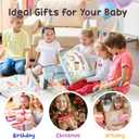 Toddler Musical Instruments-Musical Toys Montessori Wooden Toys for Toddlers 1-3 , Baby Musical Instruments with Modern Boho Xylophone Toddler Toys Birthday Gifts for Kids Preschool Educational 3+