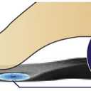 DonJoy Arch Rival Insole for High Arch & Subtle Cavus Foot - Enhance Stability and Shock Absorption, Size C (8.5-10 US W / 7.5-9 US M)