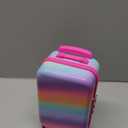 27 PCS American 18-inch-Doll-Clothes and Accessories-Travel-Suitcase Luggage, Clothes and Shoes, Bag, Sunglasses, Camera, Passport, Notebook, Phone, pad Travel Gear Play Set Fit (No Doll)