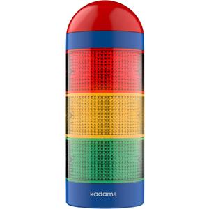 KADAMS Visual Timer for Kids with Audio Pre-Alarm - Traffic Light Alarm for Kids Toddler Teachers Classroom Home Time Management Tool 24hr Countdown Pause Memory Function (Blue)
