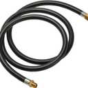 Only fire 5Ft Propane Extension/Appliance Hose for Propane Gas, 1/4" Male NPT x 1/4" Female Ball Seat Pipe Swivel Fitting