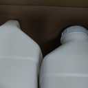 kitchentoolz 2.5 Gallon Jug with Lid - White Opaque HDPE Plastic Jug for Used Motor Oil Disposal, Waste Liquid Storage, Coolant & Mixing - Made in USA - Pack of 2