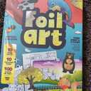 Dan&Darci Foil Art Kit for Kids - Arts and Crafts for Kid Ages 4-8, 4-6, 5-7, 5-8, 6-8 - 5 Year Old Girl Gifts - Fun Kits Projects Activities - Girls Birthday Gift - Craft Age 4 5 6 7 8 Years