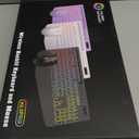 Wireless Keyboard and Mouse Combo - 9 Backlit Effects, RGB, Ergonomic Wrist Rest, Phone Holder, 2.4G Full Size, Rechargeable, Sleep Mode, Quiet Keyboard Set for Computer, PC, Laptop, Mac, Windows (Classic Black)