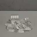 Neon Rope Light Clips Mounting - 43Pcs Clear Waterproof LED Strip Clip Brackets - Adhesive Wall Mount Holder for Govee and Other Neon LED Lights Strips (Not Support H61A2 & H61A0)