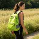 Geboldil Men's and women's waterproof backpack traveling backpack green