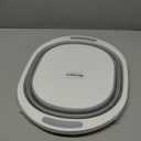 Collapsible Dishpan 7.5L Plastic Sink Dish Basin Cutting Board Foldable Food Tub for BBQ Picnic Camping Portable Washing Dishes Basket Space Saving Gray