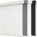 AOSKY Blackout Roller Shades Cordless Blinds for Windows, Free-Stop Shades with Valance, Thermal Insulated Fabric, UV Protection, Blinds for Home and Office (52" W x 72" H, Linen White
