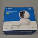 Tapo 2K Indoor Pan/Tilt Wired Security Camera - Works as a Baby Monitor & Pet Camera, Motion Detection, 2-Way Audio, Siren, Night Vision, Subscription-Free Local Storage or Optional Cloud, C210 (White)
