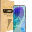 Mr.Shield Screen Protector compatible with Samsung Galaxy M55 / M55s / Galaxy F55 / Galaxy C55 [Tempered Glass] [3-PACK] [Japan Glass with 9H Hardness]