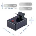 Electric Paint Mixer & Nail Polish Shaker - Professional Vortex Shaker Machine for Hobby Model Color, Lash Glue, Tattoo Ink - Continuous Liquid Mixer with Non-Slip Base