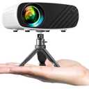 Mini Projector, ELEPHAS Portable Projector for iPhone, 7000L with Synchronize Smartphone Screen, Movie Projector with 1080P HD/200 Screen Support, Compatible with Android/iOS/TV Stick/HDMI/USB/SD