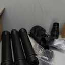 Glosaie Upgraded Universal Gutter Cleaning Tools from The Ground, Leaf Blower Attachment with Adjustable Angle Hook Tube, Compatible with Blowers Within 5-inch Diameter, Black