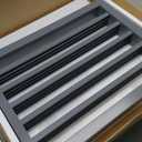 Pet Gate  Dog Gate for Doorways, Stairs or House  Freestanding, Folding, Accordion Style, MDF Wooden Indoor Dog Fence by Petmaker (4 Panel, Gray)