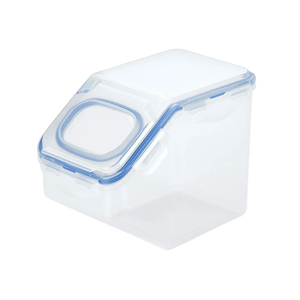 LOCK & LOCK Easy Essentials Food Lids (Flip-top) / Pantry Storage Containers, BPA Free, Top-7 Cup-for Snacks, Clear