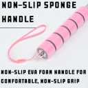 2 x Car Rearview Mirror Wiper, Retractable Auto Glass Squeegee, Water Cleaner with Telescopic Long Rod, Portable Cleaning Tool for All Vehicles, Universal Automotive Accessories (Pink)