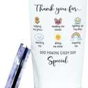 Teacher Appreciation Gifts from Student Thank You Tumbler for Women Men Teachers End of Year, Christmas, Birthday, Back to School Gift for Preschool, Kindergarten, Elementary Educators