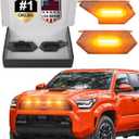 OKLSG Front Bumper LED Grill Lights for 2025 2026 Toyota 4Runner TRD Sport and TRD Offroad Raptor Marker Lights Bars 6th Gen 4Runner Exterior Accessories (Yellow)