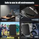 Gun Safe, Biometric gun safes for handgun, Portable Car Pistol Gun Safe Pistol with Keys Keypad and APP Control Hand Gun Lock Box, small safe for Home Bedside Car Wild camping