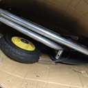 Adjustable Leaf Bag Holder Cart Heavy Duty Foldable for Yard Waste Hauling