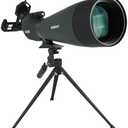 SVBONY SV28 Spotting Scopes with Tripod, Angled 25-75x70mm Spotter Scope with Phone Adapter, Waterproof Fogproof Spotting Scope for Bird Watching, Target Shooting, Wildlife Viewing