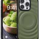 Miak Scoop for iPhone 16 Pro Max Case, Lightweight, Protective, Compatible with MagSafe for iPhone 16 Pro Max 6.9”, Strawberry, Green tea, set of 2