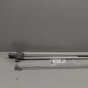 Amazon Basics Easel Display Stand, Instant Floor Poster, Lightweight, Collapsible and Portable with Tripod Base, Black Steel (supports 5 pounds)