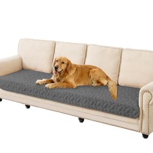 Ameritex Waterproof Pet Bed Cover Anti-Slip Dog Bed Blanket for Sofa and Furniture Waterproof New Pattern Design (Darkgrey, 30x80 Inch (Pack of 1))