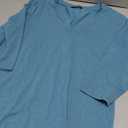 TICTICMIMI Women's V Neck 3/4 Sleeve T Shirts Casual Basic Summer Tees Shirts Loose Fit Tunic Tops Size M