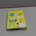 SmartLifeco Eco-Friendly Kids Flossers (100ct) - The Original Straw Wheat Dental Floss Picks for Children, Fluoride & PFA Free, Toothpick Flossing Sticks for Toddlers Teeth, No Shred Thread, Mint