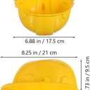 TOYANDONA 5pcs Kids Construction Hat Yellow Plastic Childrens Hard Hat Toy Construction Worker Helmets for Kids Dress Up Costume Child Party Hat