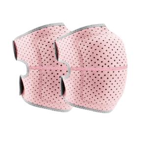 Knee Pads for Women & Men, Soft Dance Knee Pads with Adjustable Bands, Volleyball Knee Pads for Women Men Wrestling Knee Pads Wrestling Gear, Knee Protector Crash Pad Snowboarding Gear Soft Knee Pads for Work (Pink, Small)