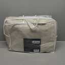 EP Mode Luxury Mulberry Silk Blanket with Silk Charmeuse Border (Whisper White, King 106" x 88")