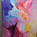 GUGIKA Abstract Wall Art for Living Room, Colorful Canvas Wall-Art for Bedroom, Print, 29x59 Inches