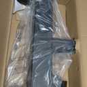 Double Bullhorn Light Mounting Bracket, 23.8 inMounting Bracket with Round Pole, 2-3/8 in Tenon Adapters, 180-Degree Arm for LED Parking Lot Lights, Shoebox Lights