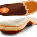 PCSsole Plantar Fasciitis Insoles Men Women- 220+lbs Heavy Duty High Arch Support Inserts with Comfort Cushion Orthotic Pain Relief Insoles for Flat Feet - Arch Pain - Heel Pain -Work Boot Shoe Insole (Mens 5-5.5 | Womens 7-7.5(9.60")(244MM)