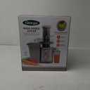 Omega Centrifugal Juicer with Extra Large Chute High Speed Extractor For Fruits and Vegetables, Features 2 Speeds Stainless Steel Filter and Large Pulp Container, 1000-Watts, Silver