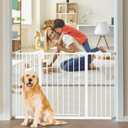 keny 29"-47.3" Extra Wide Baby Gate for Stairs, Auto Close Safety Dog Gate