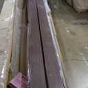 42x84 inch Sliding Barn Wood Door Slab with 7ft Hardware Kit and Handle, Coffee, K Shape, Simple DIY Assembly