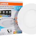 Sylvania LED 4" Slim Microdisk, Junction Box Recessed Downlight Kit, 13W, Dimmable, 5 CCT Color Select (2700K / 3000K / 3500K / 4000K / 5000K), 90 CRI - 1 Pack (61404)