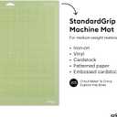Cricut StandardGrip Machine Mats 12in x 12in, Reusable Cutting Mats for Crafts with Protective Film, Use with Cardstock, Iron On, Vinyl and More, Compatible with Cricut Explore & Maker (2 Count)