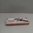 NONK Thermal Brush 1.5", Thermal Round Curling Brush, Long Lasting Universal Voltage Heated Curling Iron for All Hair, Tourmaline Ceramic,Curling Iron with 5 Temperature Control, Rose Gold