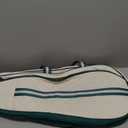 Sucipi Tennis Bag for Women & Men, 3-6 Rackets Tennis Racket Bag with Shoe Compartment & Insulated Pocket, Water-Resistant Gym Bag, Perfect Tennis Accessories for Court Training & Daily Use (Grass Green - Beige)