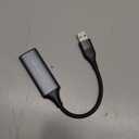 USB 3.0 Video Capture Card with 100W PD HDMI to USB/USB-C 1080P 60fps Video Capture Device for Streaming, Game Recording, Compatible with Quest 3, Switch, PS4/PS5