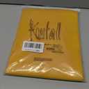 KOUFALL Mustard Yellow Curtains for Kitchen,Blackout Small Window Curtains for Bathroom,36 Inch Long