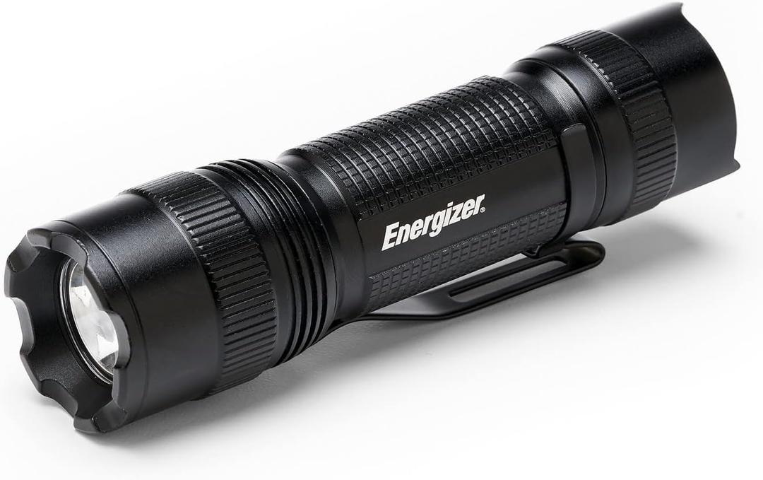 Energizer LED Flashlights TAC-300 Pro, IPX4 Water Resistant Flash Light, Ultra Bright and Durable, Belt Clip (Batteries Included)