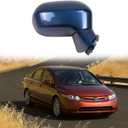 Passenger Side Mirror Assembly Fit for 2006 2007 2008 2009 2010 2011 HONDA CIVIC Car Rear View Mirror Side Mirror Replacement Lens Adjustment