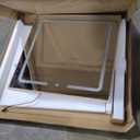 GarveeHome Makeup Vanity Desk with Sliding Mirror, Vanity Dressing Table with 3 Color Adjustable Lights, Girls Vanity Set with Stool, 4 Compact Vanity Drawers, Power Outlet, Natural